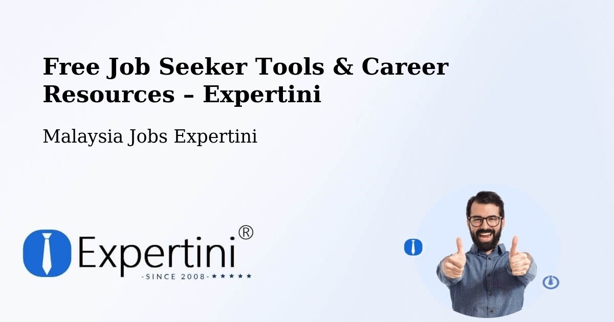 Free Job Seeker Tools & Career Resources – Parit Raja - Parit Raja, Malaysia Jobs Expertini